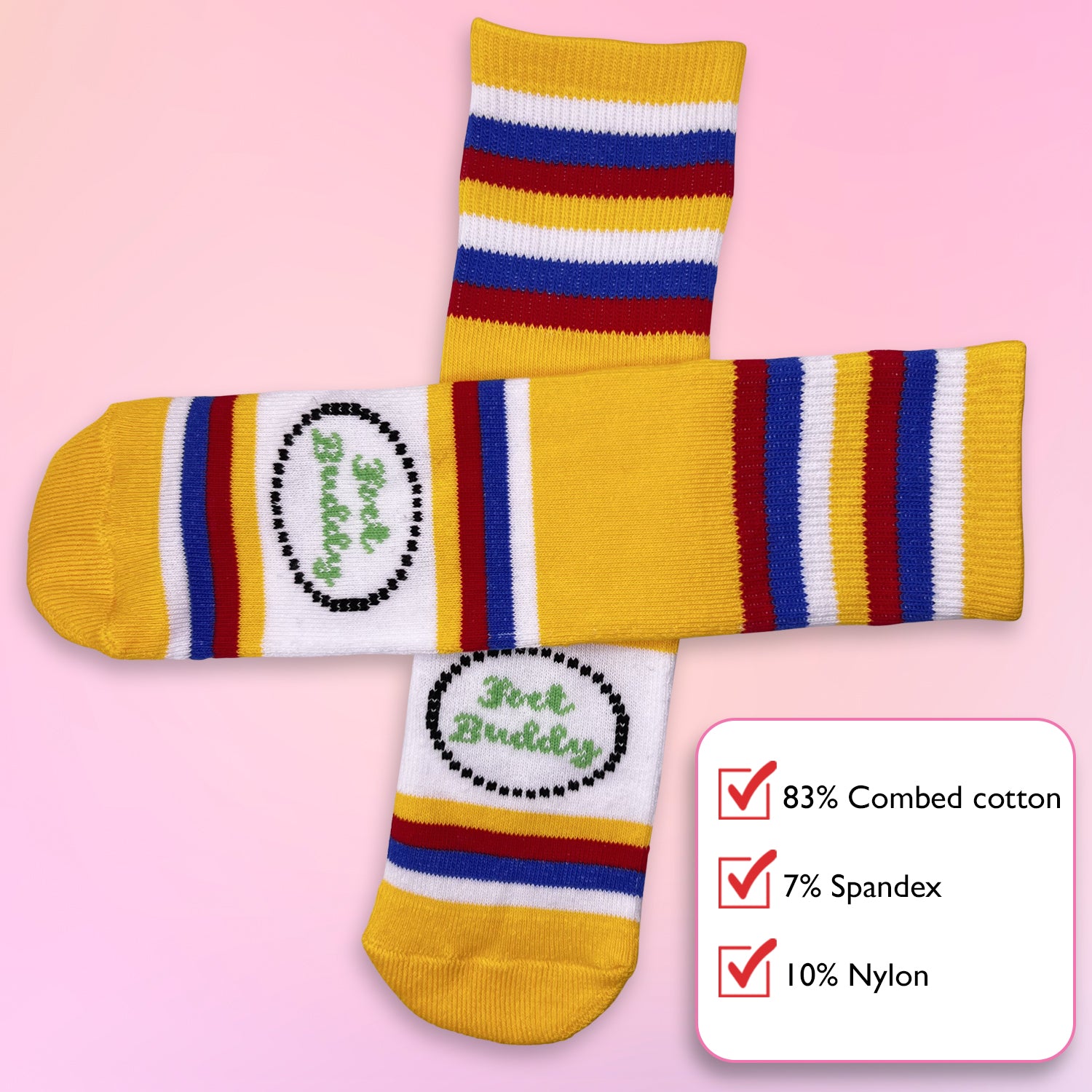 girl socks, boy socks, five element red socks, yellow socks, white socks, blue socks