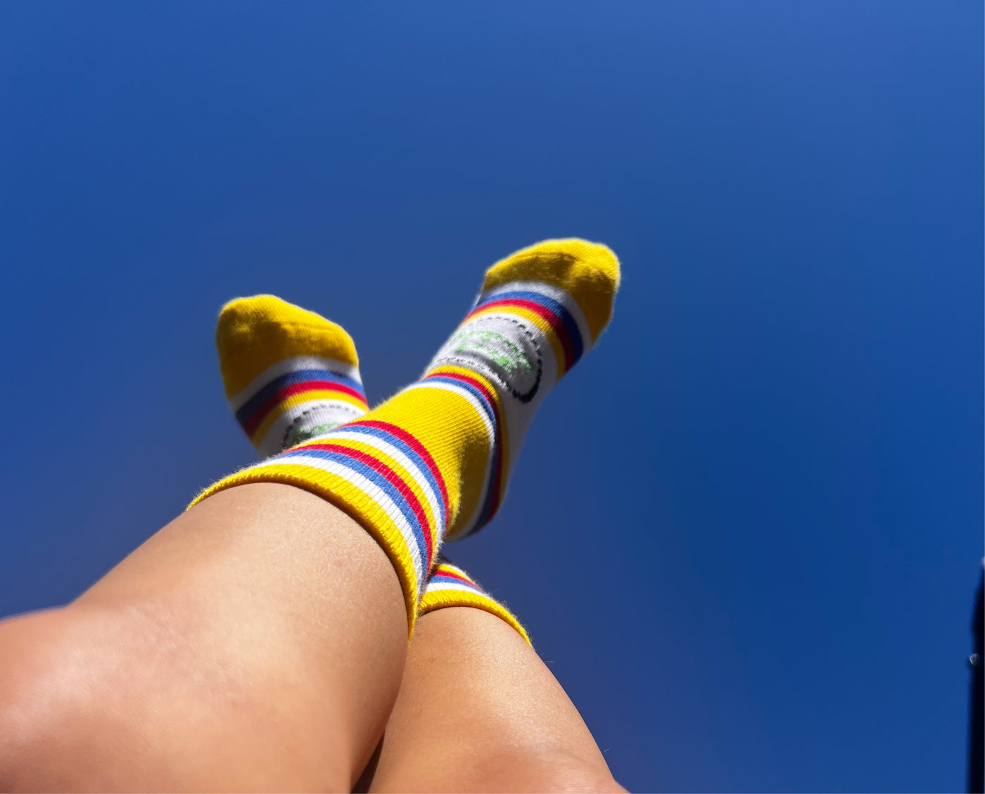 Yellow socks girl socks, boy socks, five element red socks, yellow socks, white socks, blue socks